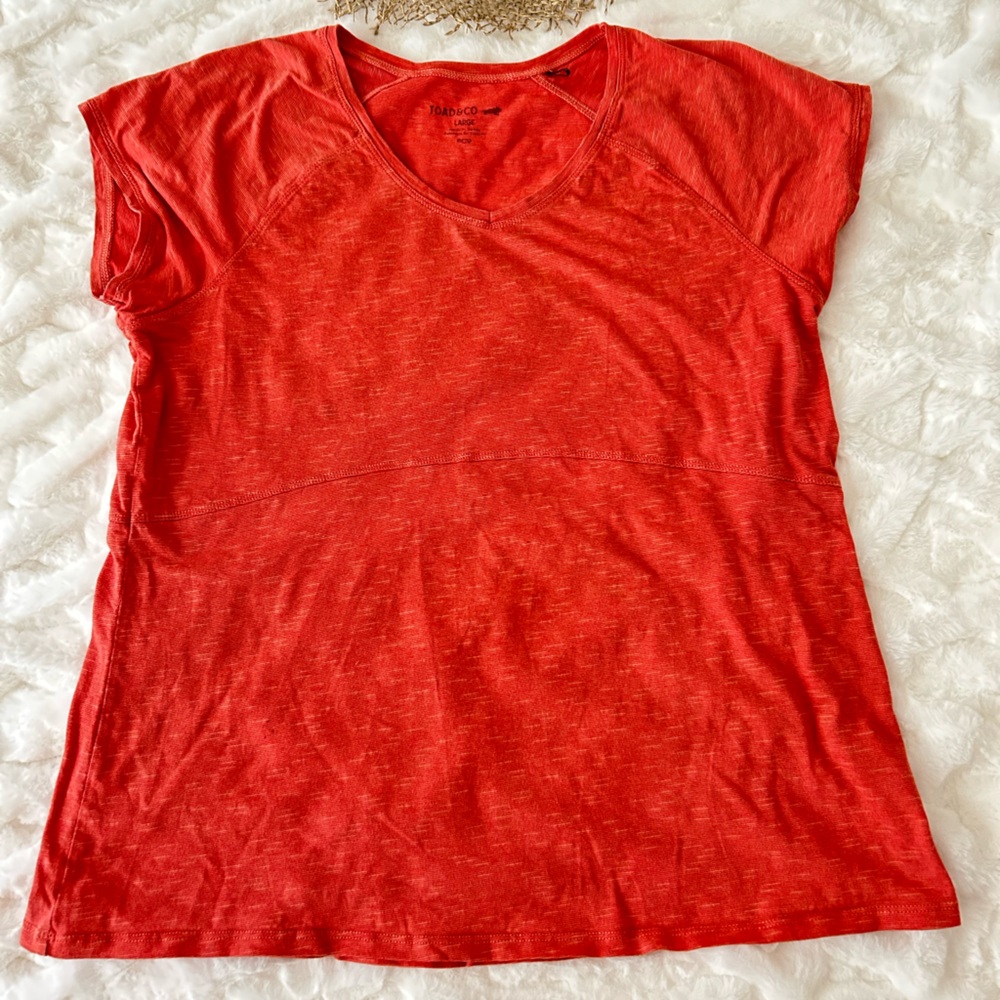 Toad & Co Organic Cotton & Tencel T-shirt Large - Picture 2 of 8